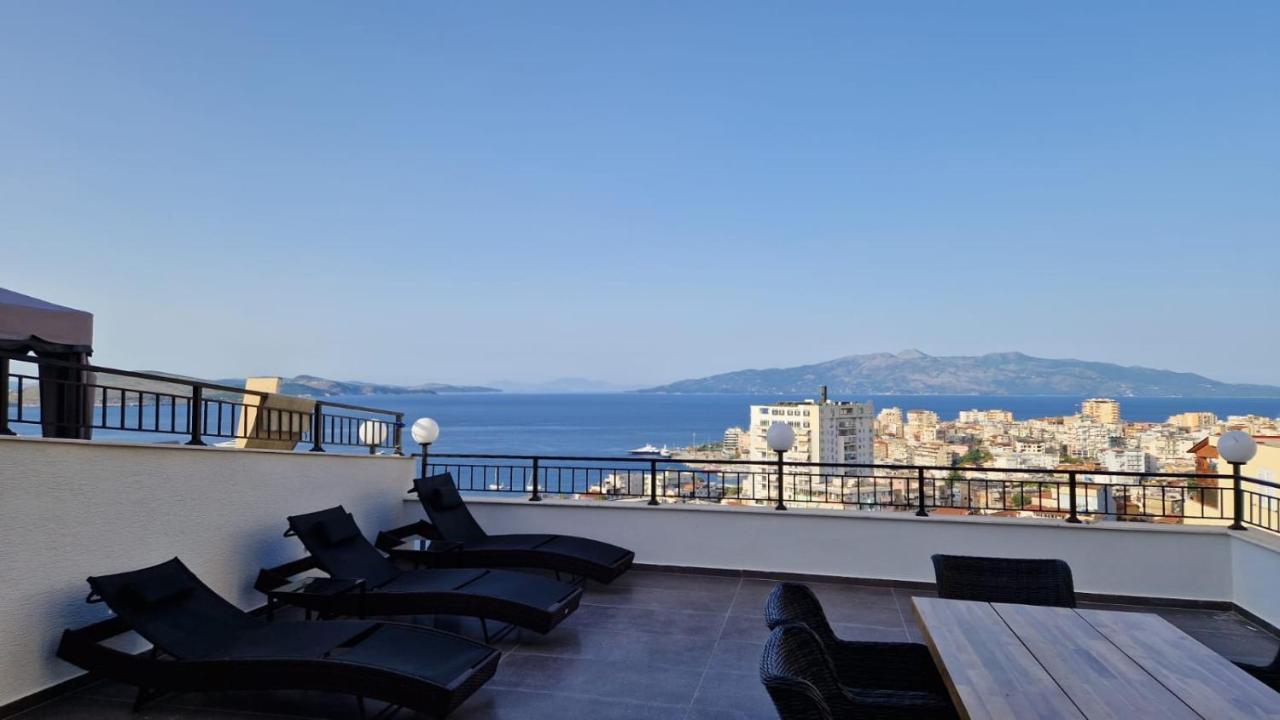 Pirro Luxury Apartment Sarande Bagian luar foto