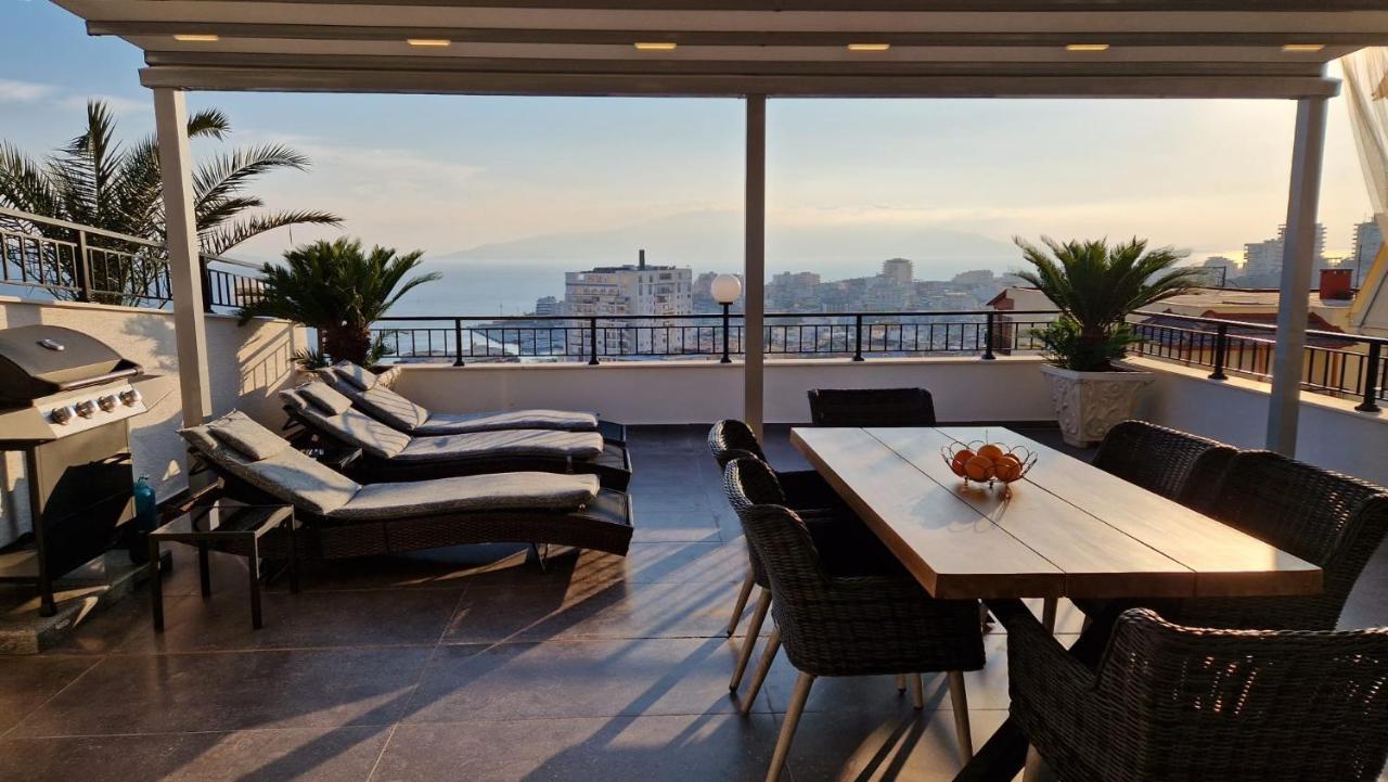 Pirro Luxury Apartment Sarande Bagian luar foto